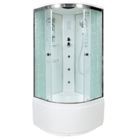 Душевая кабина AvaCan EM 5011 с гидромассажем и электрикой 110x110 см, EM5011GM+EL