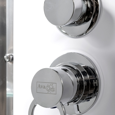 Душевая кабина AvaCan EM 5011 с гидромассажем и электрикой 110x110 см, EM5011GM+EL