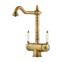 Смеситель для кухни Omoikiri Amagasaki-AB-022 латунь/античная латунь, 4994292
