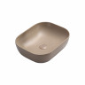 Раковина керамическая Vincea VBS-101MC, накладная, цвет капучино матовый