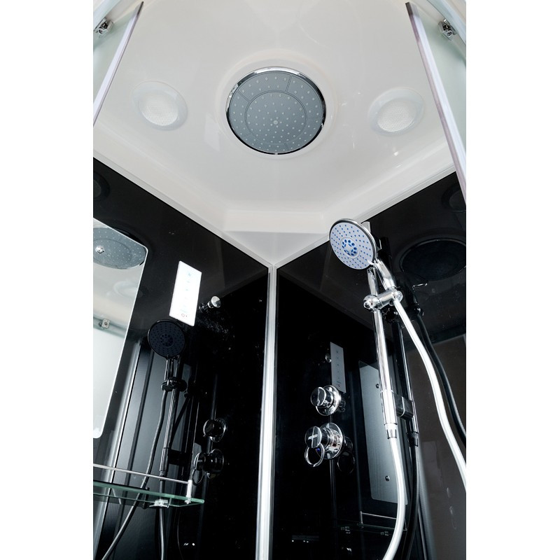 Душевая кабина DTO B 90 S Black (90x90)