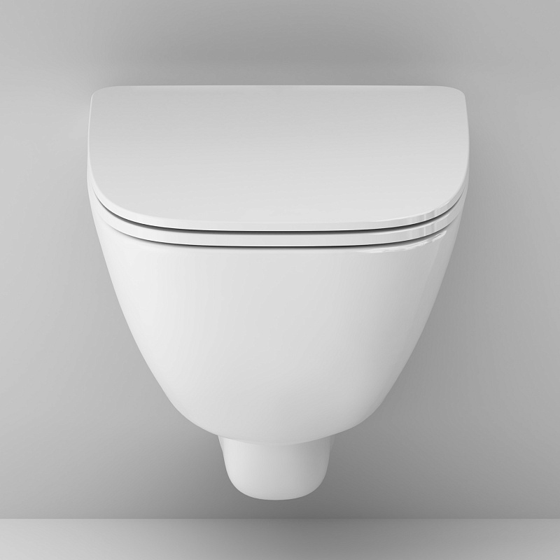 Унитаз подвесной AM.PM X-Joy C851701SC безободковый с сиденьем микролифт, белый