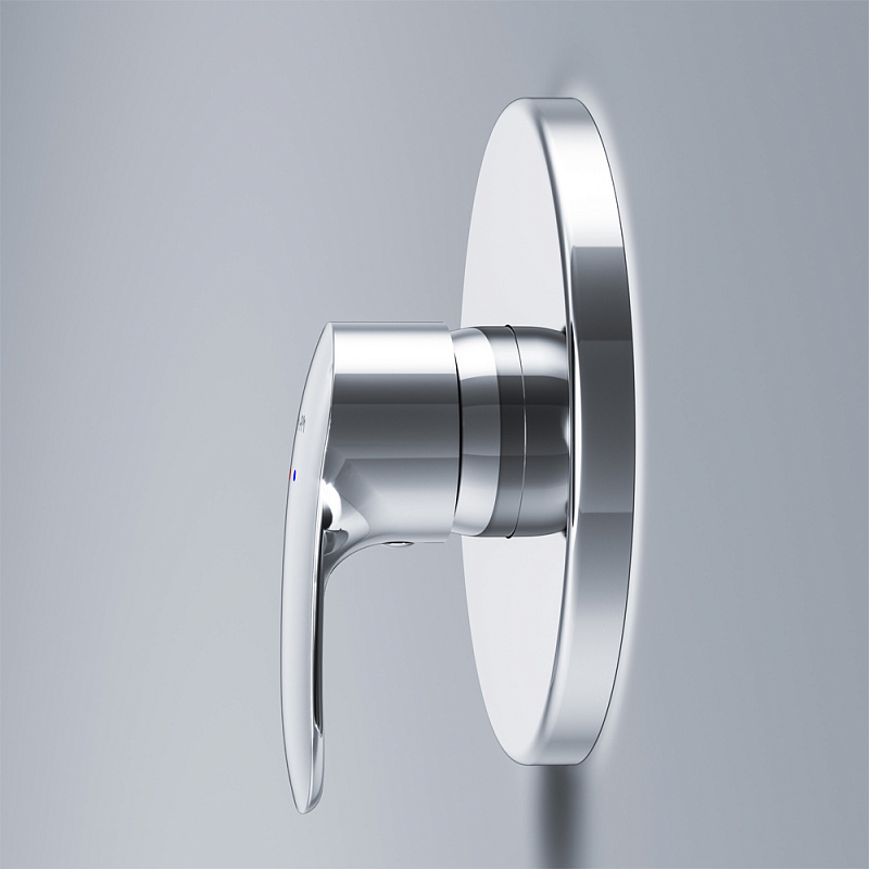 Встраиваемая душевая система AM.PM Like хром: тропический верхний душ, ручной душ, полочка, модуль MultiDock