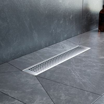 Душевой трап (лоток) 40 AM.PM MasterFlow W01SC-P11-040-01SB комбинированный затвор со стальной матовой решеткой