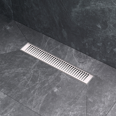 Душевой трап (лоток) 40 AM.PM MasterFlow W01SC-P11-040-01SB комбинированный затвор со стальной матовой решеткой