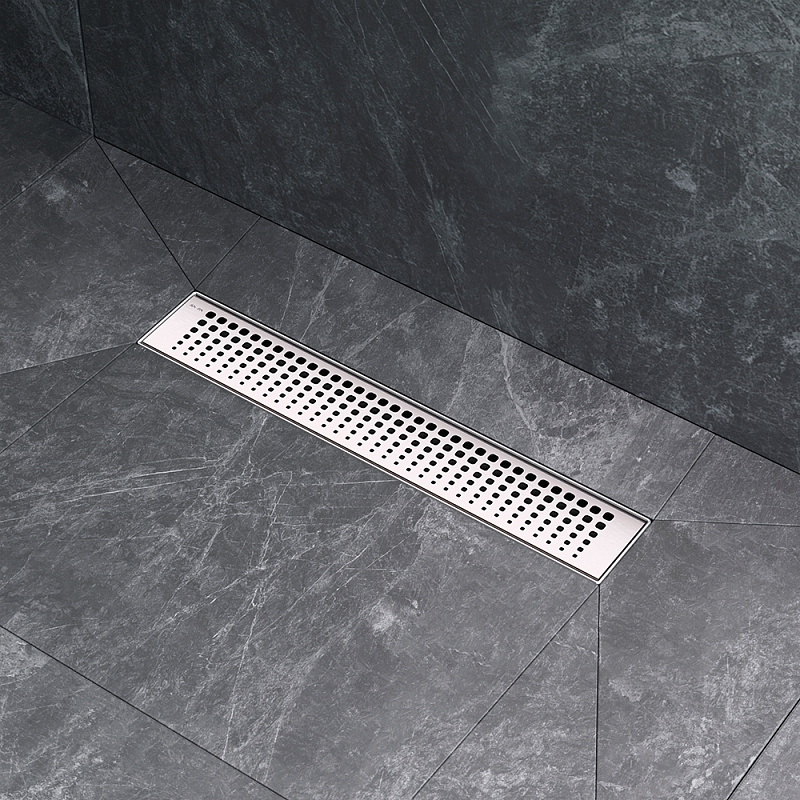 Душевой трап (лоток) 40 AM.PM MasterFlow W01SC-P11-040-01SB комбинированный затвор со стальной матовой решеткой