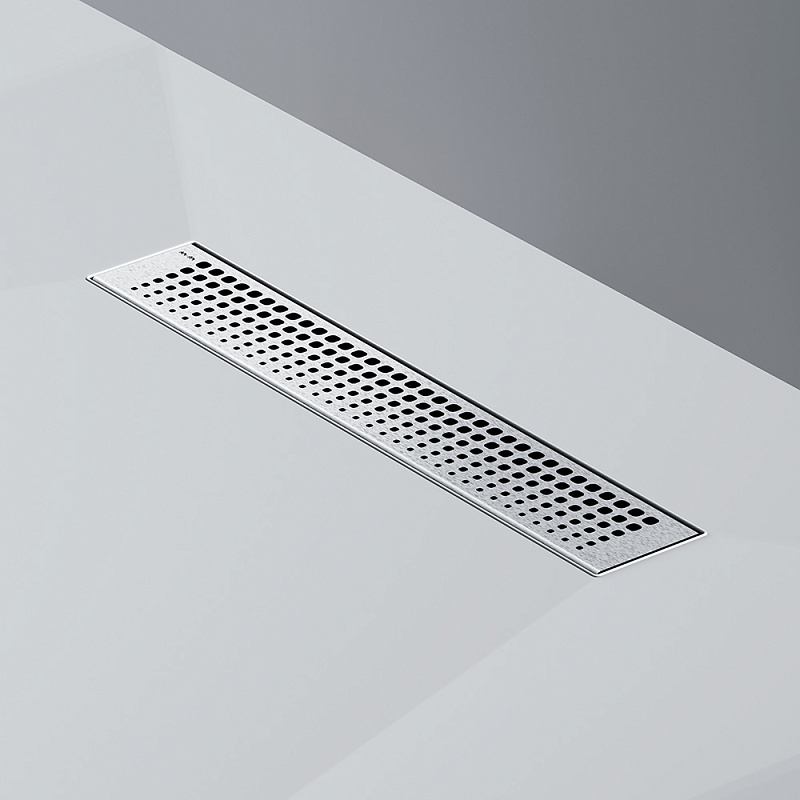 Душевой трап (лоток) 40 AM.PM MasterFlow W01SC-P11-040-01SB комбинированный затвор со стальной матовой решеткой