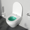 Унитаз подвесной AM.PM Spirit V2.0 C701700SC безободковый с сиденьем микролифт, белый