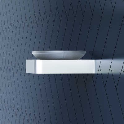 Мыльница стеклянная настенная Damixa Jupiter DA7734200 хром