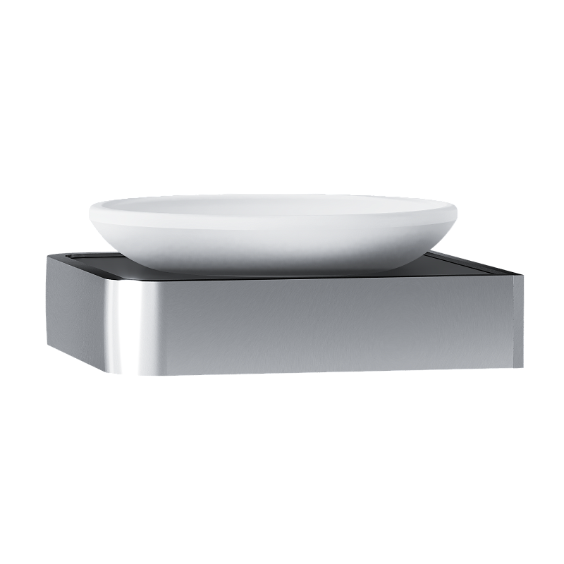 Мыльница стеклянная настенная Damixa Jupiter DA7734200 хром