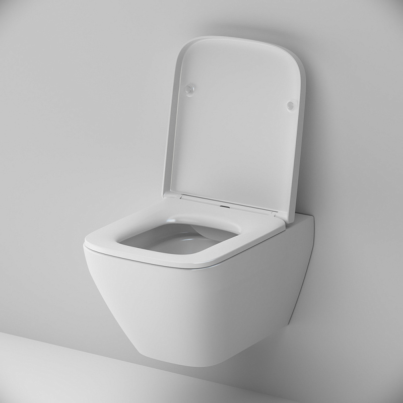 Унитаз подвесной AM.PM Spirit 2.0 C701701SC безободковый с сиденьем микролифт, белый