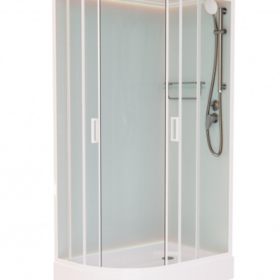 Душевая кабина Frank F412R White 120х80 см правосторонняя, 412214