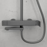 Душевая стойка Cube VSFS-1C1GM, вороненая сталь
