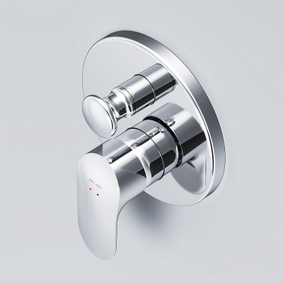 Встраиваемая душевая система AM.PM Like хром: тропический верхний душ, излив, модуль MultiDock