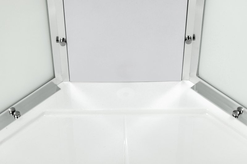 Душевая кабина AvaCan EM5011 N LED с гидромассажем 110x110 см, EM5011NLED+GM