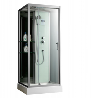 Душевая кабина Frank F-501 90x85 см пристенная, с турецкой баней, 29607950