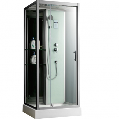 Душевая кабина Frank F-501 90x85 см пристенная, с турецкой баней, 29607950