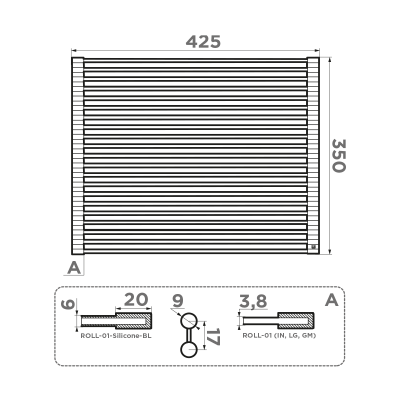 Ролл-мат Omoikiri ROLL-01-LG, 4997001
