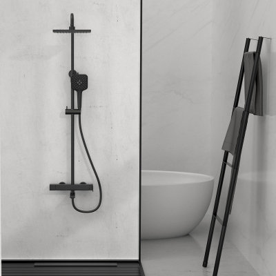 Душевая стойка Cube VSFS-1C1MB, черный