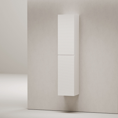 Шкаф-пенал SANCOS Folk подвесной, Bianco 350х350х1650 мм, PFL35W