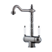 Смеситель для кухни Omoikiri Amagasaki-SI латунь/античное серебро, 4994045