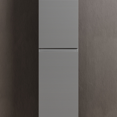 Шкаф-пенал SANCOS Folk подвесной, Ergraut soft 350х350х1650 мм, PFL35ES