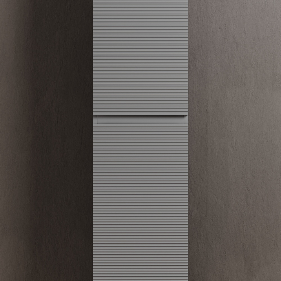 Шкаф-пенал SANCOS Folk подвесной, Ergraut soft 350х350х1650 мм, PFL35ES