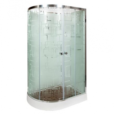 Душевая кабина AvaCan EM 2012 N R с гидромассажем 120x90 см, EM2012RNGM