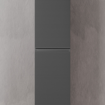 Шкаф-пенал SANCOS Folk подвесной, Grey soft 350х350х1650 мм, PFL35GS