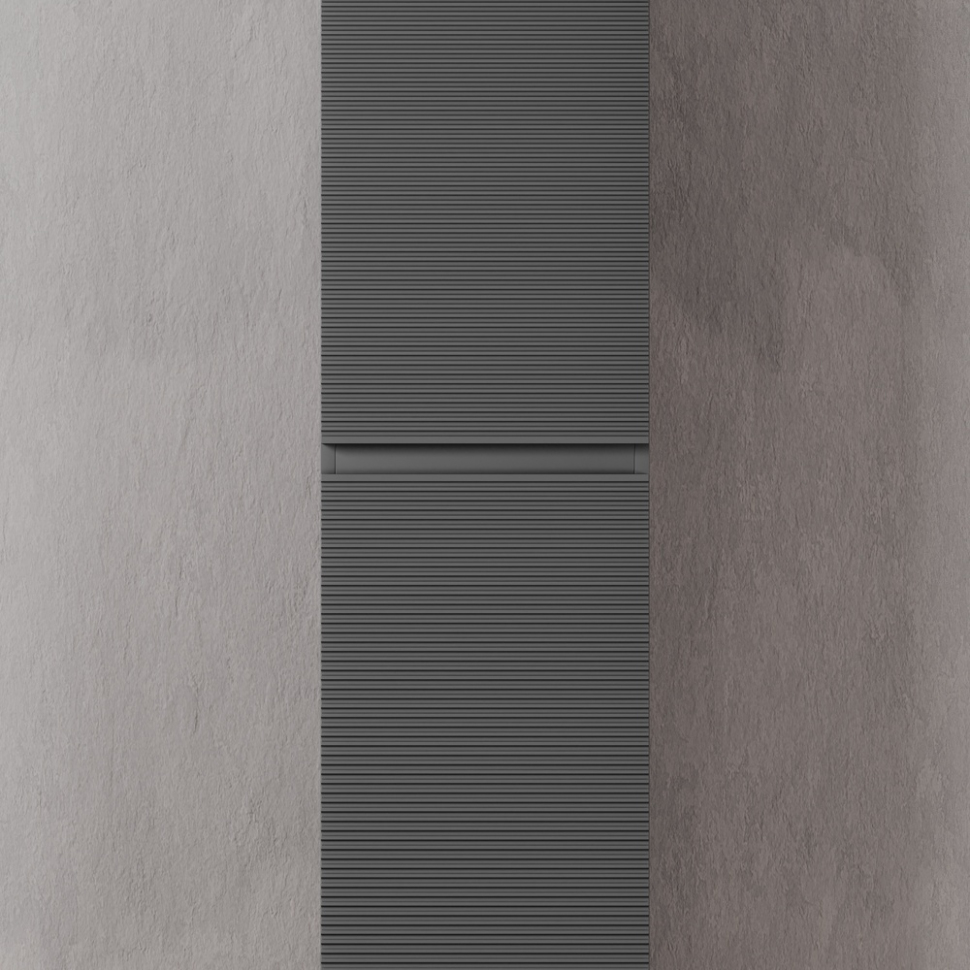 Шкаф-пенал SANCOS Folk подвесной, Grey soft 350х350х1650 мм, PFL35GS