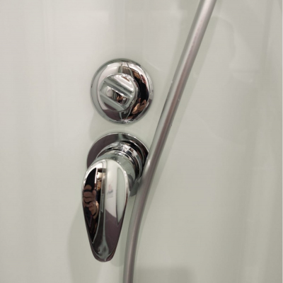Душевая кабина Frank F412R М Brilliant 120x80 без крыши матовое стекло, 20093