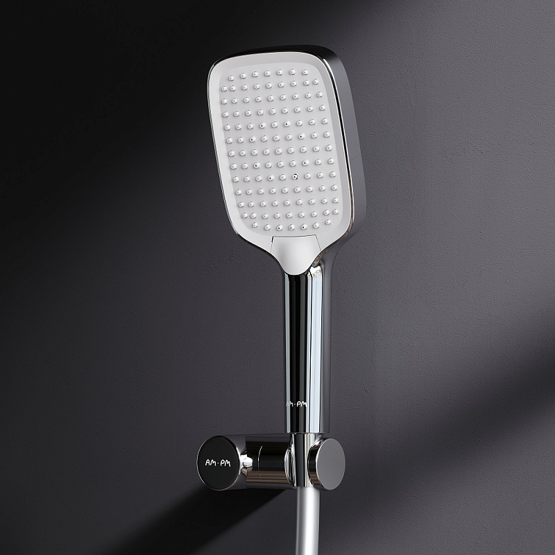 Душевой гарнитур AM.PM Func F0118F000 держатель, шланг, лейка 3 режима, хром