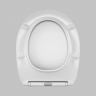 Унитаз подвесной AM.PM Sense C741700WH безободковый c сиденьем микролифт, белый