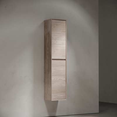 Шкаф-пенал SANCOS Marmi 1.0 подвесной, дуб галифакс натуральный 350х300х1600, PMR35EG