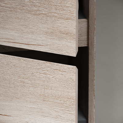 Шкаф-пенал SANCOS Marmi 1.0 подвесной, дуб галифакс натуральный 350х300х1600, PMR35EG