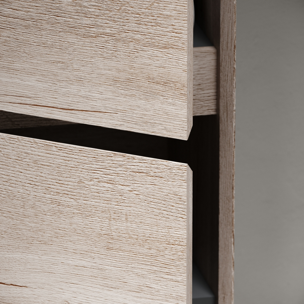 Шкаф-пенал SANCOS Marmi 1.0 подвесной, дуб галифакс натуральный 350х300х1600, PMR35EG