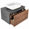 База под накладную раковину Mesa 800 T.Oak + Beton