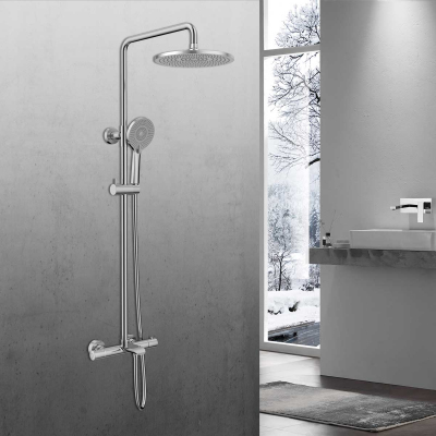 Душевая стойка Esse VSFS-1E1TCH термостатическая, хром