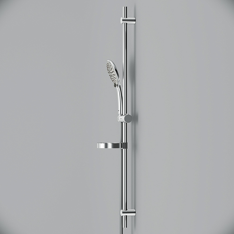 Душевой гарнитур AM.PM Bliss L F0153164 штанга, шланг, лейка 5 режимов, хром