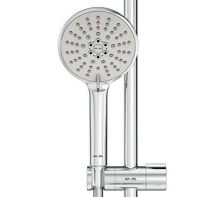 Душевой гарнитур AM.PM Bliss L F0153164 штанга, шланг, лейка 5 режимов, хром