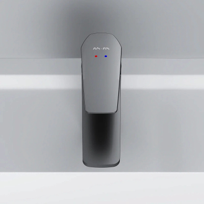 Смеситель для раковины (умывальника) AM.PM Gem F90A03022 c гигиеническим душем, черный