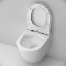 Унитаз подвесной AM.PM Sense C741701SC безободковый с сиденьем микролифт, белый
