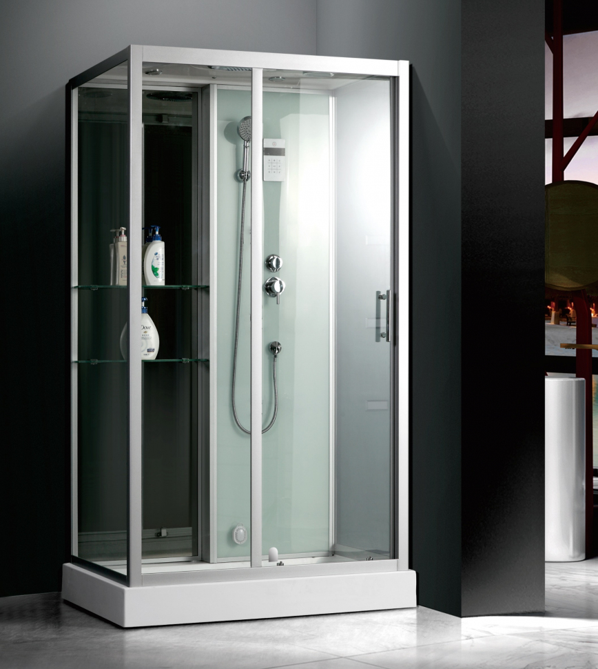 Душевая кабина Frank F-503-1 120x85 см с турецкой баней, 2355756