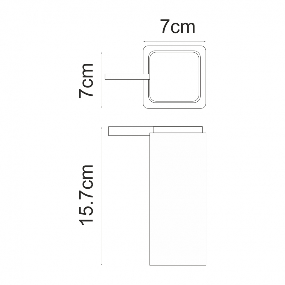 Дозатор для жидкого мыла Wasserkraft Fulda K-691199