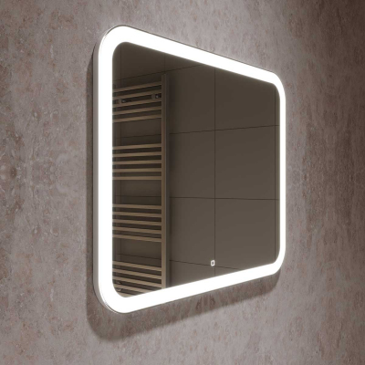 Зеркало LED VLM-2A100 1000x800 c сенсорным выключателем и диммером