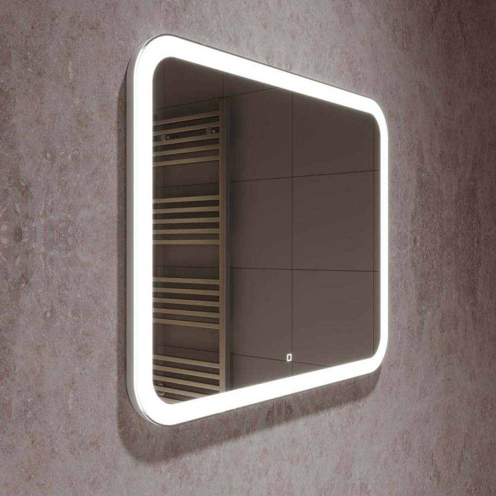 Зеркало LED VLM-2A100 1000x800 c сенсорным выключателем и диммером