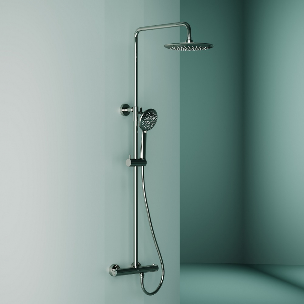 Душевая система Sancos Game с термостатом хром,SC3002CH