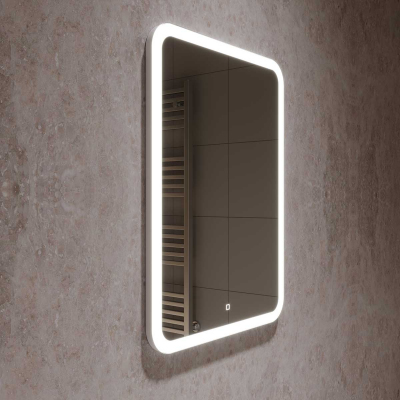 Зеркало LED VLM-2A685 685x915 c сенсорным выключателем и диммером