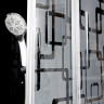 Душевая кабина DTO BM 1510 N LED Black (100x100)