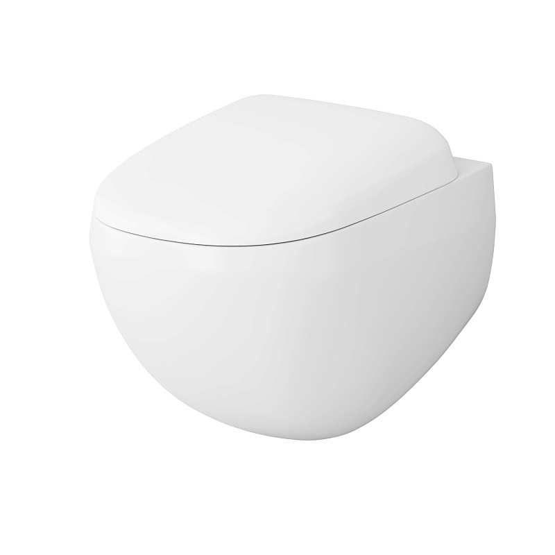 Унитаз подвесной AM.PM Sensation C301700WH безободковый c сиденьем микролифт, белый